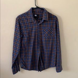 Men’s Small RSQ Flannel (Orange and Blue)